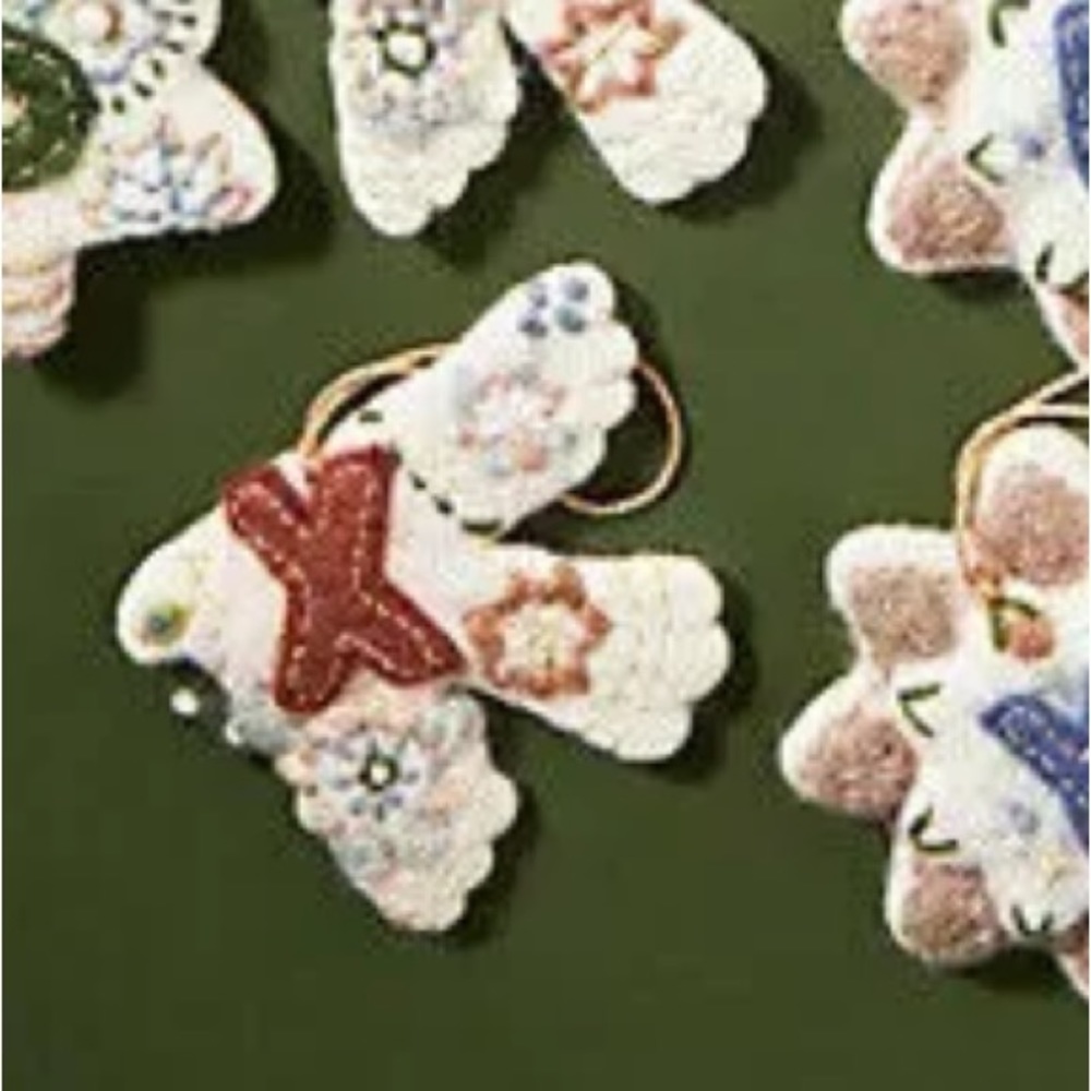 New🌟Anthropologie Monogram Unity
Ornament Letter-X